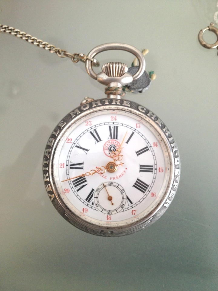 OROLOGIKO • Leggi argomento - Orologio tasca Roskopf argento fondo di  magazzino