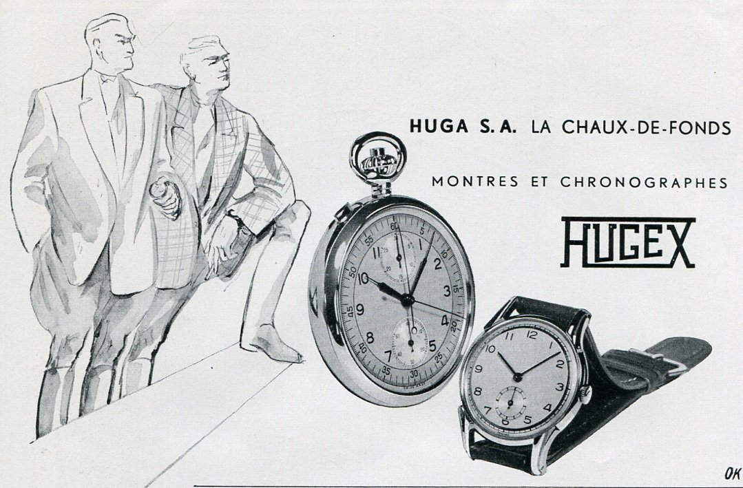 1949 Huga SA Hugex Watch Company Switzerland.jpg