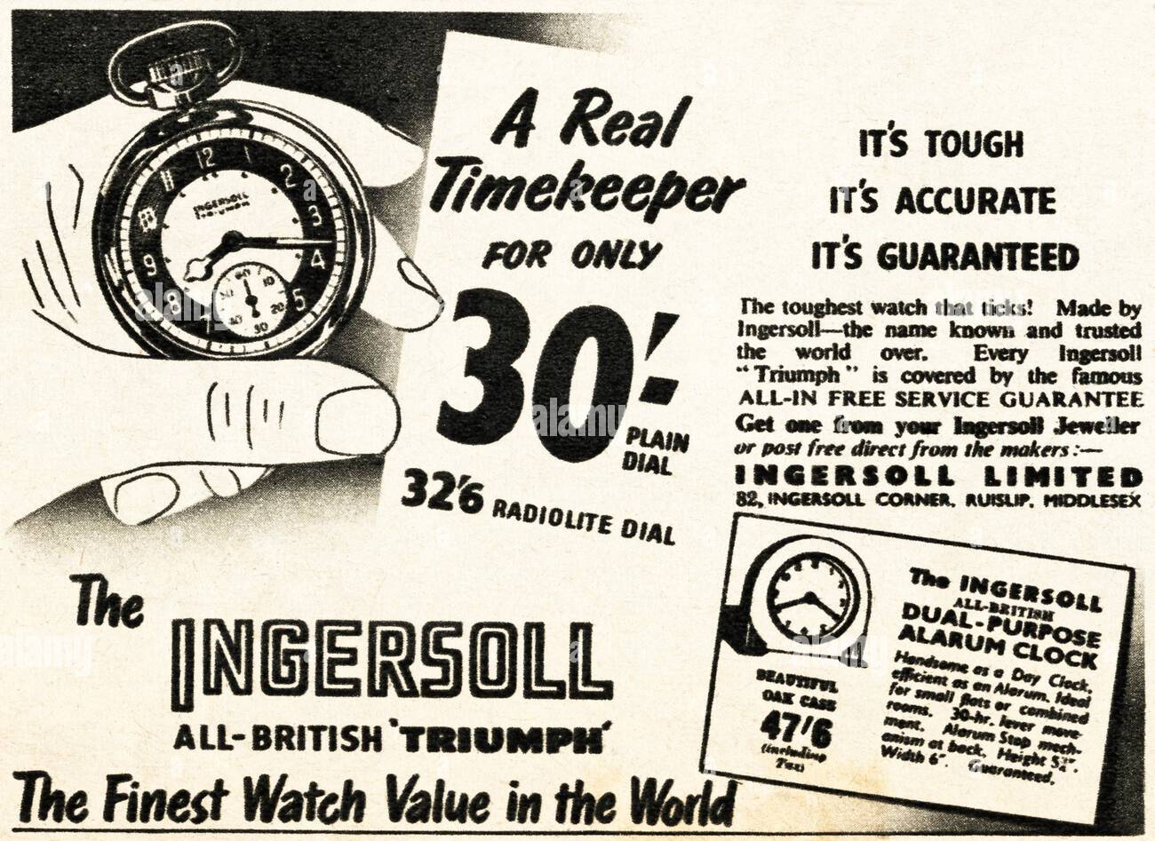anni-cinquanta-annuncio-circa-1951-magazine-annuncio-pubblicitario-per-ingersoll-e-orologi-exp1wk.jpg