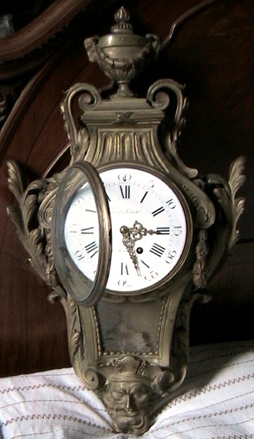 Orologio Cartel Bronzo Francia Houdebine Paris pic 1.JPG