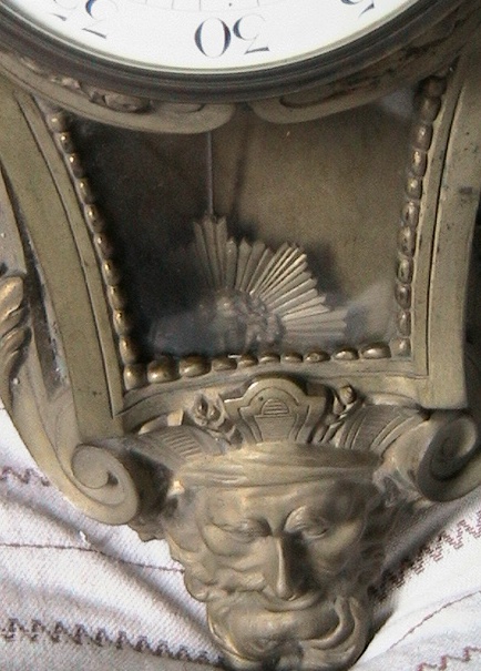 Orologio Cartel Bronzo Francia Houdebine Paris pic 5.JPG