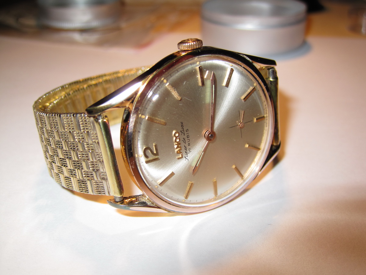 Montre Mécanique Vintage Lanco 1305 - Pour Homme, Occasion, Pièce De Collection
